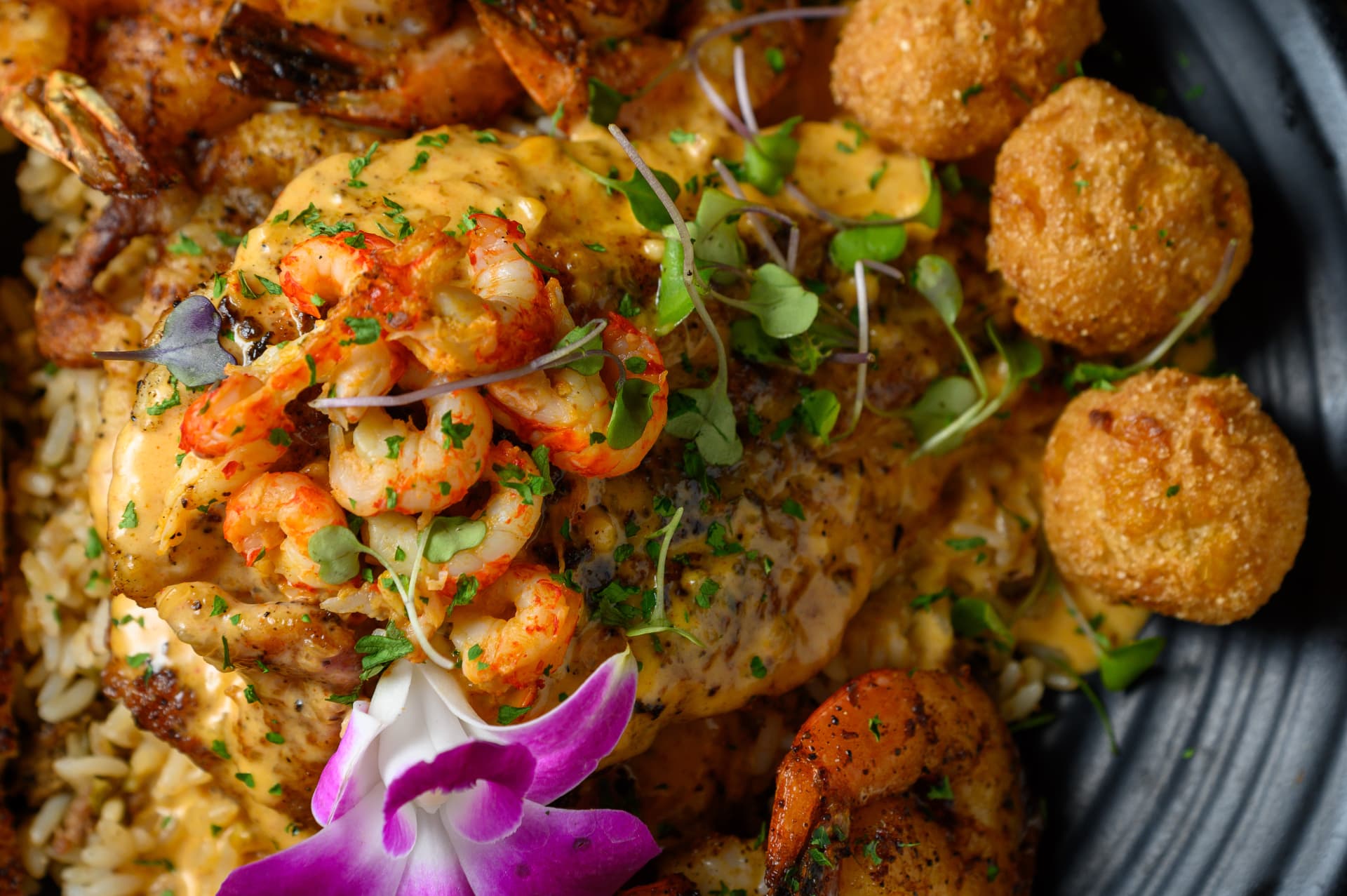 Blackened Catfish & Shrimp